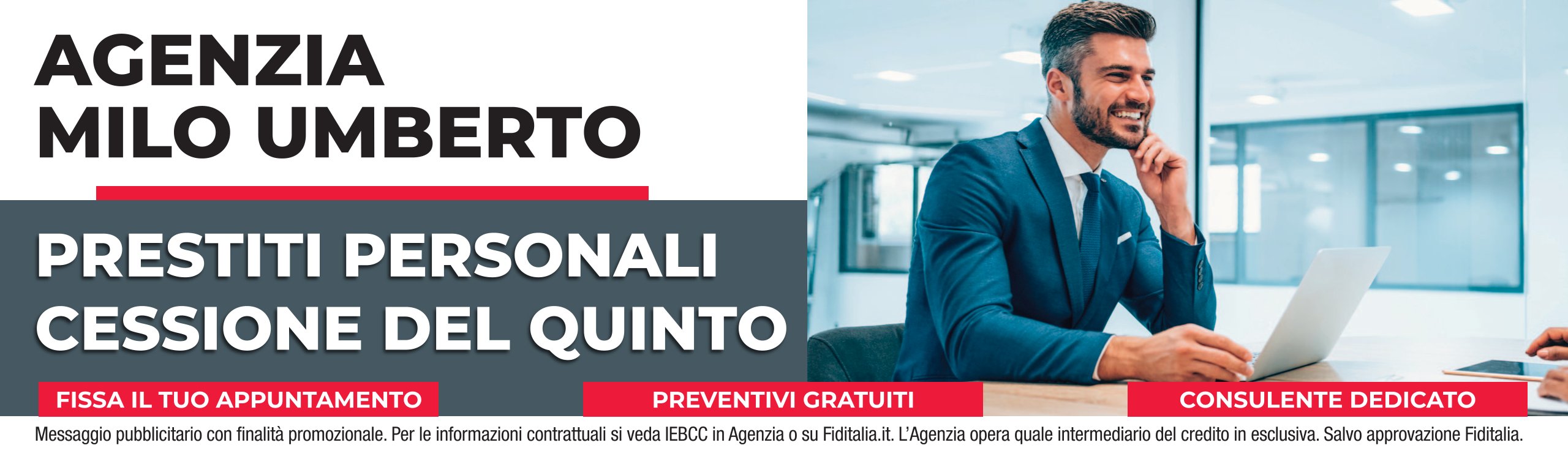 Contatti Agenzia Milo Umberto filiali Fiditalia - Prestiti personali, Cessione del quinto